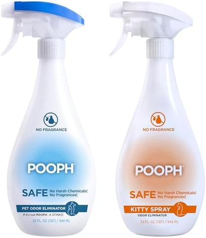 POOPH Pet Odor Eliminator & Litter Box Deodorizer, 32 oz - Pack of 2 by Pooph