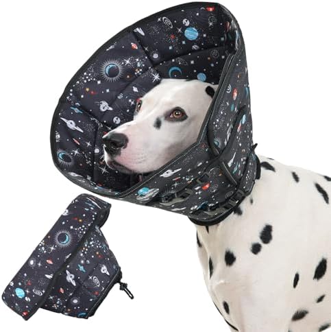 Avont Soft Dog Cone Drawstring, Snap-in, Waterproof, Anti-Lick, Foldable by Avont