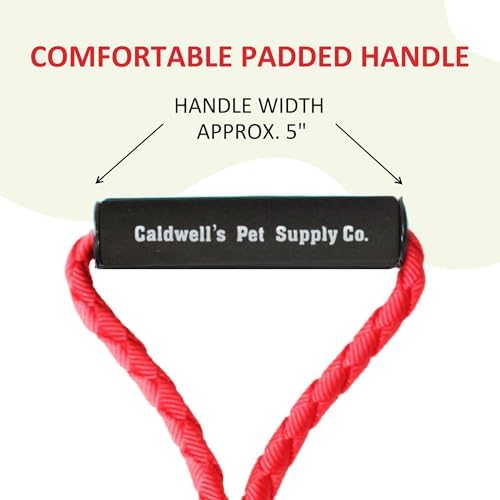Caldwell's Pet Supply Co. Dual Dog Leash, Double Dog Leash for Two Dogs, Tangle Free, Heavy Duty Double Ended Tandem Leashes with Padded Handle, Tangle-Free Swivel, for Small, Medium or Large Dogs - Image 4
