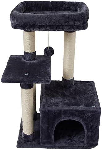 Cute Cat Tree Kitten Cat Tower Condo Cat Furniture Sisal Scratching Posts D by FISHNAPthemeaningisthatcatliketoeatfishandhaveanaphopeyourbabylikeit