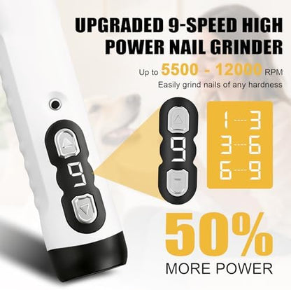 Quiet Dog Nail Grinder, Safe and Low-Stress for Sensitive Dogs and Cats - Image 2