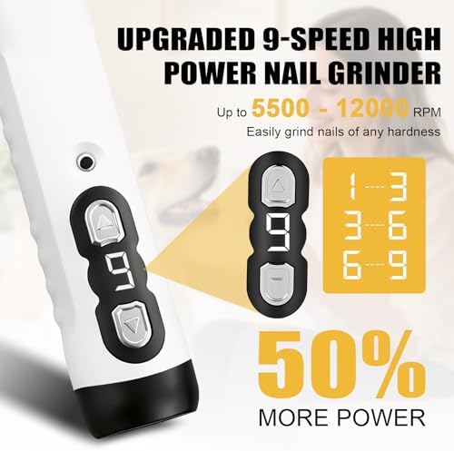 Quiet Dog Nail Grinder, Safe and Low-Stress for Sensitive Dogs and Cats - Image 2