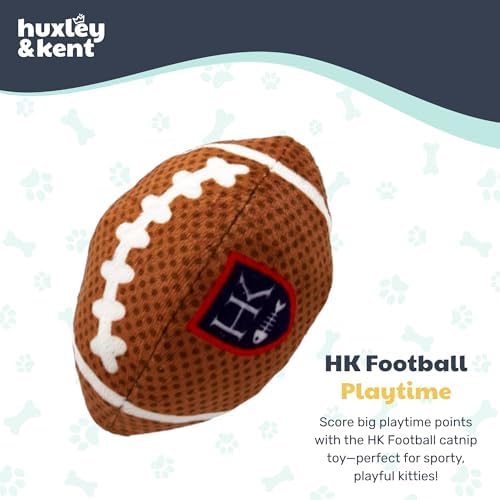 Huxley & Kent Power Plush Squeaky Dog Toy, HK Football - Image 2