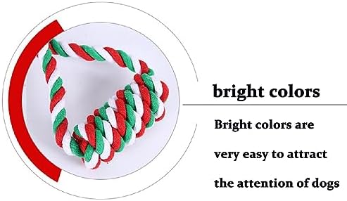 Dog Chew Toys, Christmas Dog Ball Rope Toy Set of 2 - Image 6