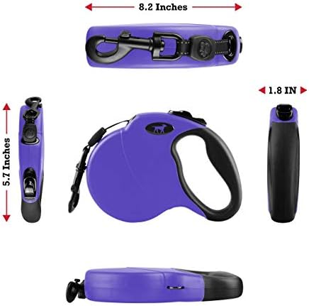 Tuff Pupper Heavy Duty Retractable Dog Leash | 16 ft Dog Leash with Reflective Stitching for Nighttime Safety | One Button Lock and Release | Comfortable Hand Grip | for Dogs Up to 120 lbs - Image 6