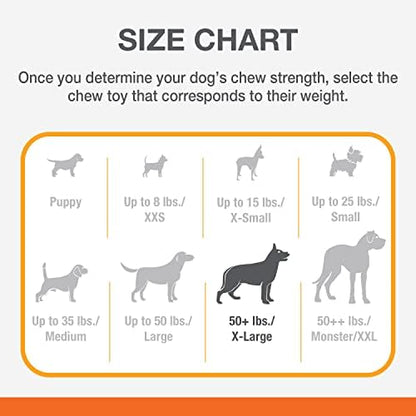 Nylabone Power Chew Double Bone Dog Chew Toy, Bacon Flavor, X-Large - Image 6