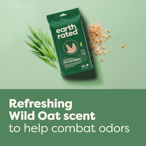 Earth Rated Ear Wipes & Grooming Wipes Bundle - Includes 60 Wild Oat-Scented Pet Ear Wipes and 100 Lavender-Scented Grooming Wipes. - Image 6