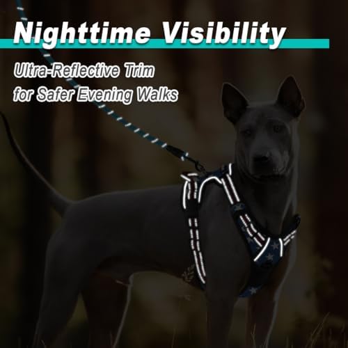 BARKBAY Dog Harness for Large Dog No Pull 2 Leash Clips Dog Vest - Image 5