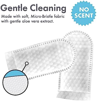 Petkin Fingertip Eye Wipes for Dogs and Cats, 50 Finger Wipes - Slip-On, Snug Fit, Micro-Bristle Fabric - Cleans Eye Area, Dirt and Tear Stains - Convenient, Ideal for Home and Travel - No Scent - Image 6