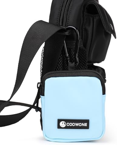 Dog Treat Pouch Pocket Sized Pet Puppy Training Pouch for Dog Training Behavior Aids, Waterproof Nylon Fabric Dog Poop Bag Holder, Hands Free Dog Walking Bag with Metal Carabiner (Blue) - Image 6