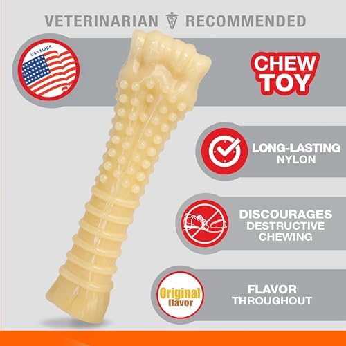 Nylabone Power Chew Textured Bone Dog Chew Toy, Original Flavor, X-Large - Image 4