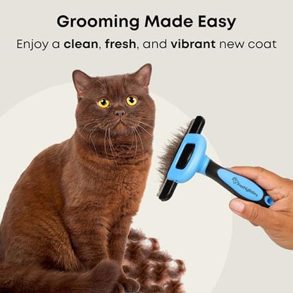 Short Hair Deshedding Brush for Dogs & Cats - Grooming Comb - Image 4