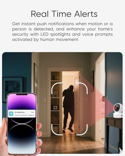 VSTARCAM 5G Security Camera Indoor, 4MP 2.5K Pet Camera with Speaker for Dog/Cat, Baby Monitor with Phone App, Dual-Band WiFi, Auto Tracking, IR Night Vision, 2-Way Talk, Cloud & SD Card Storage - Image 5