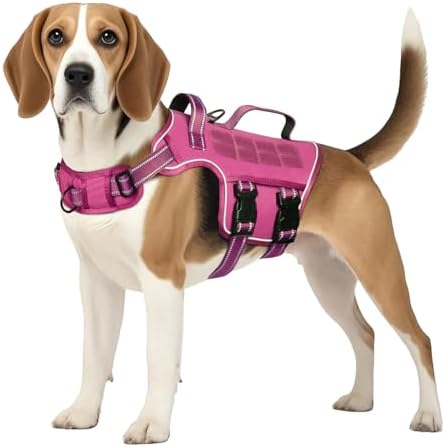 Dog Harness Medium Sized Dog, No Pull Dog Vest with Molle System by Runfido