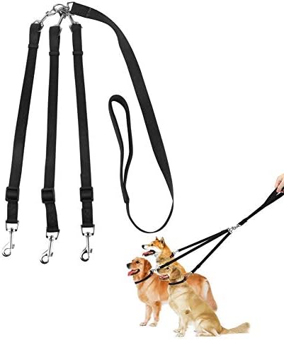 3 Dog Leash 3 in 1 Multiple Dog Leash by ASOCEA
