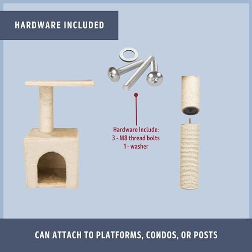 Trixie Replacement Sisal Post for Scratching Posts, Cat Trees and Cat Towers, 3.5 in x 11.8 in (9 x 30 cm) - Image 5