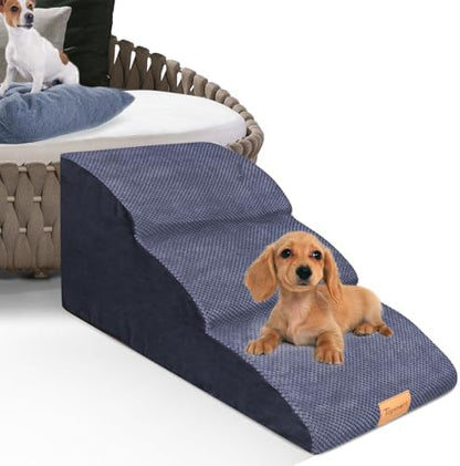 Topmart High Density Extended Foam Dog Ramp&Steps 3 Tiers,15.7" High by Topmart