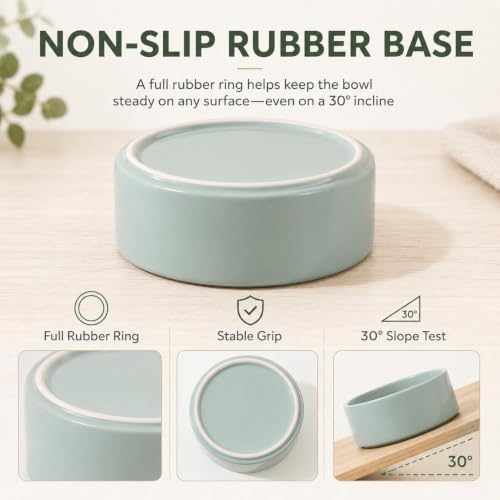 Havniva Cat Bowls Set of Two, 5.1” Ceramic Cat Food Bowls, Cat Water Bowl - Image 5