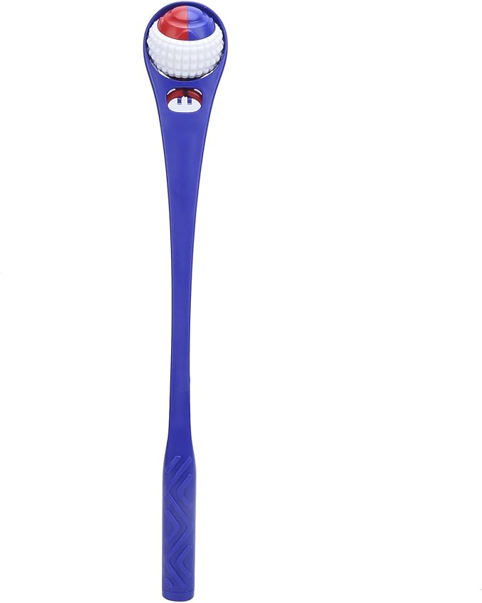 PP Dog Ball Launcher Stick, Interactive Throwing Toy with Retractable Tether for Outdoor Play and Exercise, Extendable Handle Length 19.1 Inches