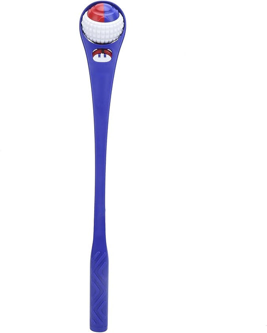 PP Dog Ball Launcher Stick, Interactive Throwing Toy with Retractable Tether for Outdoor Play and Exercise, Extendable Handle Length 19.1 Inches