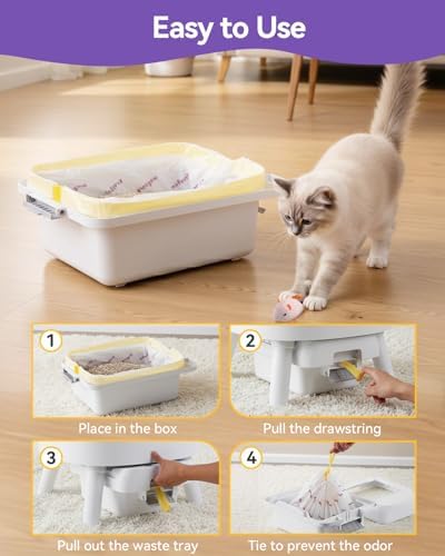 120 Count Cat Litter Box Bags Compatible with PetPivot AutoScooper 11/12 - Image 7