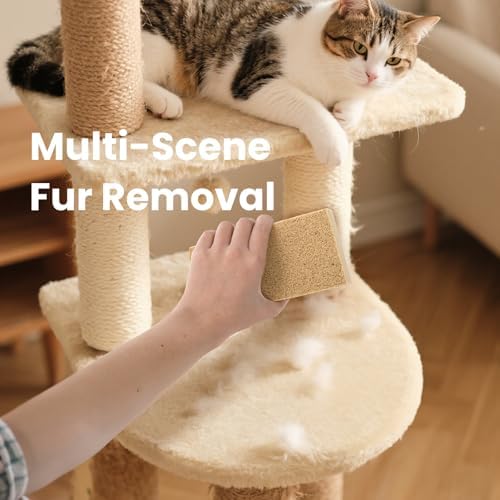 ZOOFOX 3 Pack Pet Hair Remover Sponge, Reusable Cat and Dog Hair Remover Tool, Effectively Removes Pet Hair, Lint and Dander from Furniture, Carpet, Bedding and Clothing - Image 7