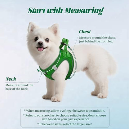 No Pull Dog Puppy Harness and Leash Set Reflective Mesh Vest X-Small - Image 2