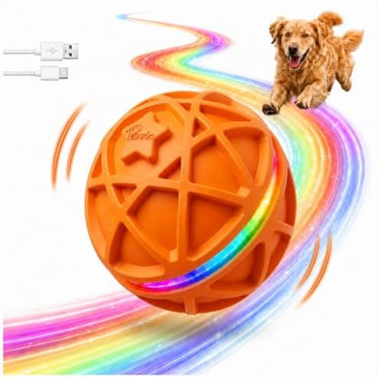 Interactive Dog Ball, Motion-Activated Rolling & Bouncing for Dogs by PANRIO