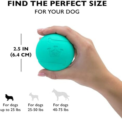 Chew King Fetch Balls Extremely Durable Natural Rubber Toy 2.5 inch, 8-pack (CM-0264-CS01) - Image 5