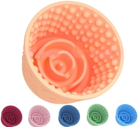 Dog Lick Bowl,Anxiety Relief Non-Slip Silicone Treat Bowl,Durable Anti-Choking Long-Lasting Enrichment Slow Feeder Licking Mat for Small Medium Large Breed,Freezable BPA Free Silicone Dishwasher Safe by SMARTTAIL