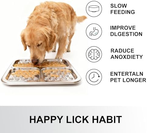 Kactoily 2-Pack 304 Stainless Steel Lick Mat for Dogs and Cats - Image 3