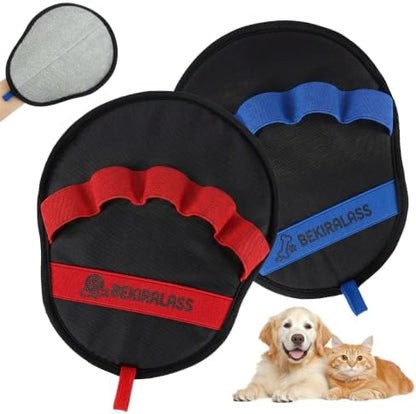 2 Pack Pet Hair Removal Gloves for Dog & Cat, Static Hair Removal Tool by Unknown
