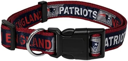 NFL PET Collar New England Patriots Dog Collar, Large Football Team Collar for Dogs & Cats. A Shiny & Colorful Cat Collar & Dog Collar Licensed by The NFL - Image 2