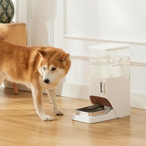 ZOMISIA 2.1 Gallon Gravity Dog Water Dispenser with Stainless Steel Bowl - Image 7