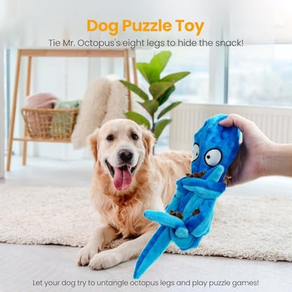HGB Squeaky Dog Toys No Stuffing Octopus Crinkle for Large Medium Small Dog - Image 5