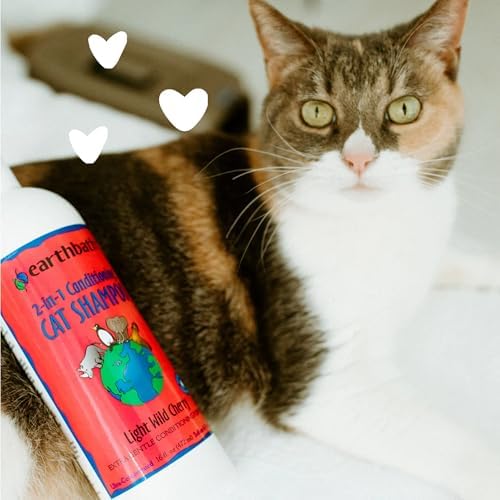 earthbath Wild Cherry 2-in-1 Cat Conditioning Shampoo, 16 Oz (1 Pack) - Image 5