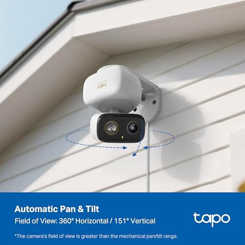 Tapo 3K 5MP Pan/Tilt Indoor/Outdoor Security Camera, Free Person/Vehicle/Baby Cry Detect & 360° Motion Track, Color Night, SD/Cloud, Wrks w/Alexa & Google Home, 2.4 GHz WiFi, HybridCam 360 - Image 6