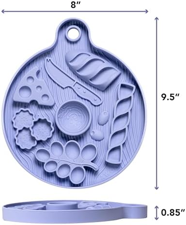 Dog Lick Mat - Silicone Slow Feeder with Suction Cups - for Fast Eaters - Image 2