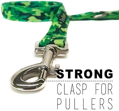 EcoBark Dog Leash - Soft & Reflective Comfort Leashes with Padded Handle - Safe, Strong, & Durable for Small, Medium or Large Dogs (Camo) - Image 5
