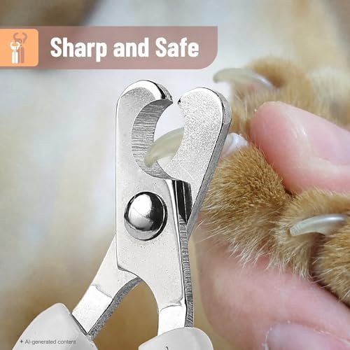 Mr. Pen- Cat Nail Clipper, Raspberry Red & White Cat Nail Trimmer - Image 3
