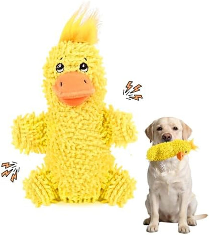 Dog Toys Puppy Toys Cute Squeaky Dog Toy, Shaking Squeaky - Stuffed Plush Animal to Keep Them Busy for Small Medium Large Dogs for Birthday Gift (Yellow Duck) by Unknown