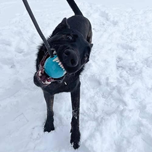K9 Ops Dog Ball on a Rope Moki Tug Toy - Solid Rubber Fetch Training Reward - Large Dogs Tugs Durable Aggressive Chewers (Coal Black, MD/LG) - Image 7