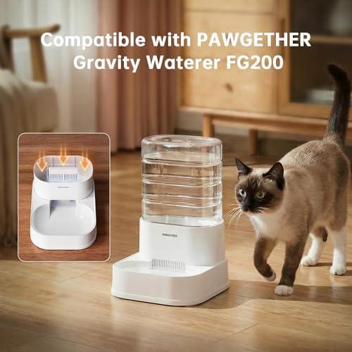 PAWGETHER® 6Pack Filters for PAWGETHER Gravity Pet Water Dispenser Cat Waterer Filter Keep Water Fresh and Clean - Image 4
