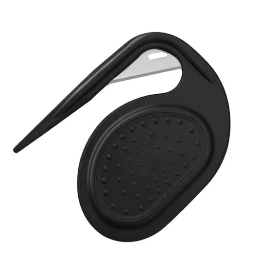 Grooming Knife for Long-Haired Pets - Remove Clumps Pet Knotting Massage Comb,3 In1 Multifunctional Dog Comb For Removing Tangled and Loose Hair (Black, Medium)