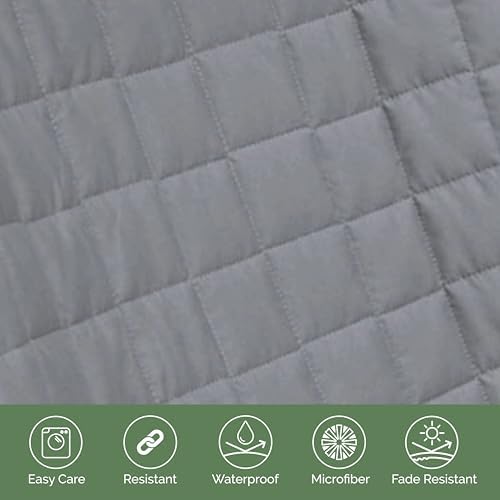 Elegant Comfort Premium Pet Car Seat Cover for Front Seat, Luxury Microfiber Car Seat Protector, Heavy Duty and Durable, Non-Slip and Waterproof Car Seat Cover for Trucks, Cars, and SUVs, Gray - Image 6