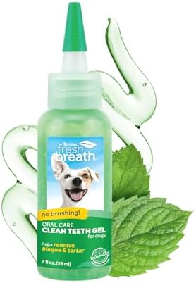 TropiClean Clean Teeth Gel for Dogs | Dog Dental Care | Dog Toothpaste | Breath Freshener | Easy Teeth Cleaning | Made in the USA | 2 oz by TropiClean