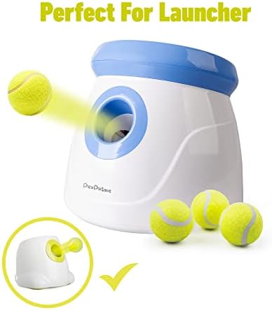 Pet Prime Dog Toy Tennis Ball 6 Pcak 2 Inch for Automatic Ball Lanucher Interactive Pet Balls for Exercise Training Play Fetch for Small to Meidum Breed - Image 5