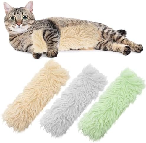 3 Pack Catnip Toys,Soft and Durable Cat Pillows Toys, Funny cat Toy by MAIIU