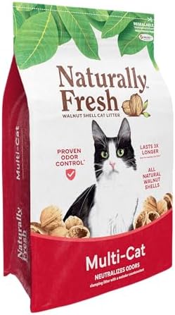 Naturally Fresh Cat Litter Made from Walnut Shells, Unscented, Multi-Cat, Upcycled, Low Dust, Sustainable, 30 Lbs - Image 7