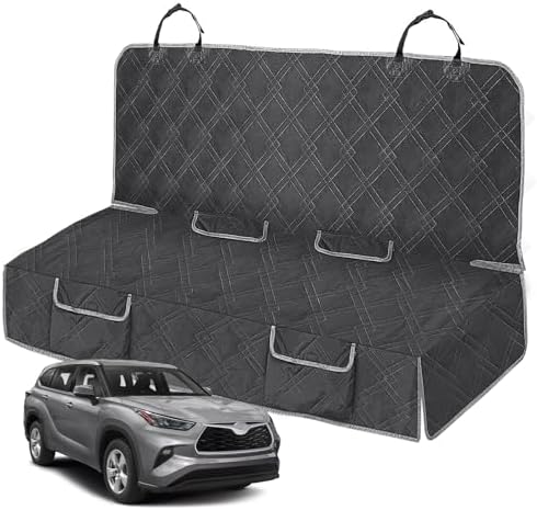 Dog Car Seat Cover for Toyota Highlander 2013-2024 2025 by Kistrba